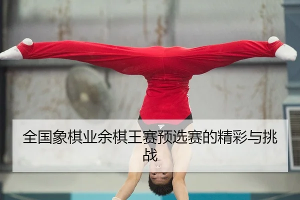 全国象棋业余棋王赛预选赛的精彩与挑战